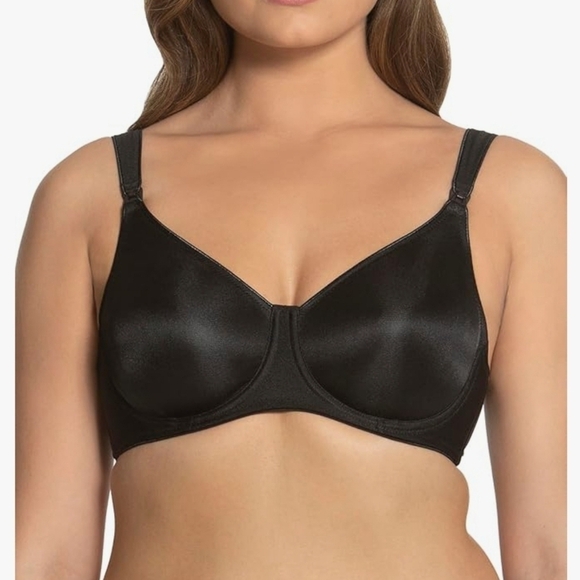 Dominique Nanette Everyday Seamless Comfort Nursing Bra 42F | style 94793 Black - Picture 1 of 16
